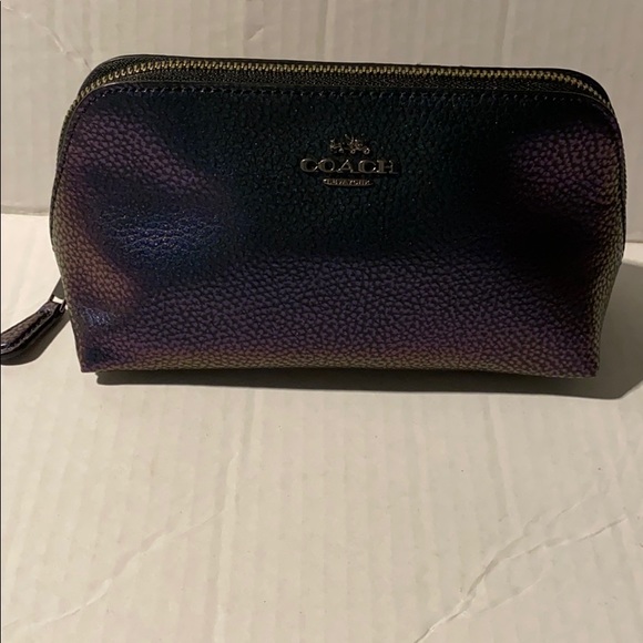 NWT Coach Hologram Cosmetic bag